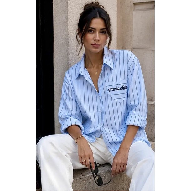 ISAKO CHERI SHIRT LIGHT BLUE