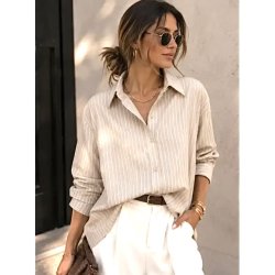 ISAKO YORKER SHIRT BEIGE/BROWN