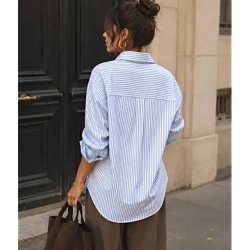 ISAKO YORKER CLASSIC STRIPE LIGHT BLUE