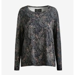 LIBERT� ESSENTIEL ALMA LS TSHIRT NAVY PAISLEY