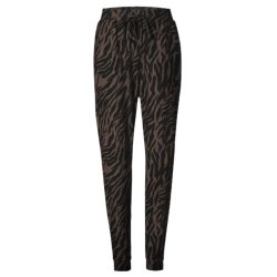 LIBERT� ESSENTIEL ALMA PANTS DARK BROWN ZEBRA