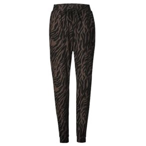 LIBERT� ESSENTIEL ALMA PANTS DARK BROWN ZEBRA
