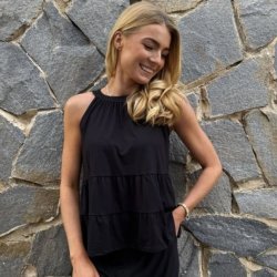 LIBERT� ESSENTIEL ALMA ANNI TOP BLACK 