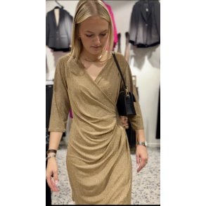 SOMMERSTEDT SHIMMER DRESS GOLD