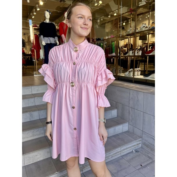 CONCEPT CHERRY TUNIC/DRESS LIGHT PINK