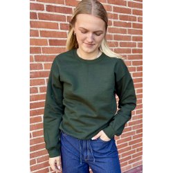 GILDAN SWEATSHIRT FORREST GREEN