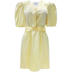 LIBERT� ESSENTIEL TIKI SS TWIST DRESS YELLOW 