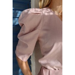 LIBERT� ESSENTIEL WINNIE VNECK BLOUSE DUSTY ROSE