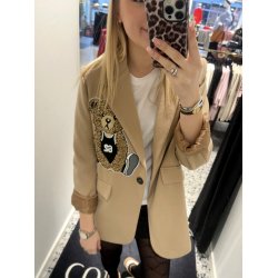 CONCEPT TEDDY BLAZER CAMEL