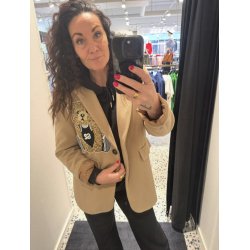 CONCEPT TEDDY BLAZER CAMEL