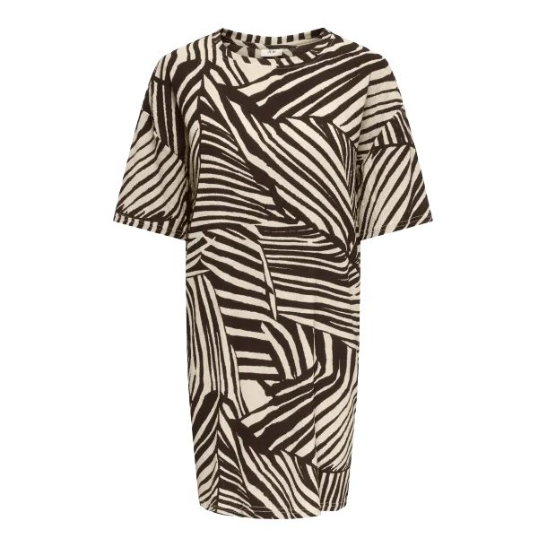 JACQUELINE de YONG JDYDEBBIE OVERSIZE DRESS CHOCO