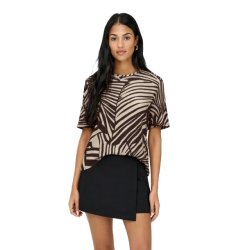 JACQUELINE de YONG JDYDEBBIE TOP CHOCOLATE