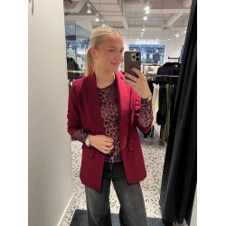 LIBERT ESSENTIEL MESH LS TSHIRT BORDEAUX LEO 