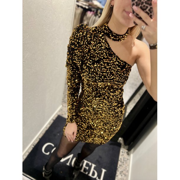 NEW YEAR L.A. SEQUIN DRESS GOLD