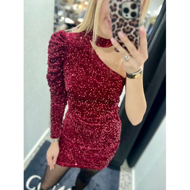 NEW YEAR L.A. SEQUIN DRESS RED