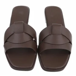 NOVA MONACO SLIPPER PU. BROWN 