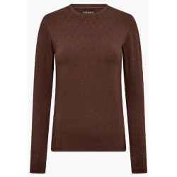 HYPE THE DETAIL TEE L/S H-LOGO BROWN