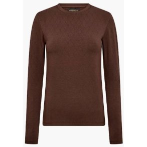 HYPE THE DETAIL TEE L/S H-LOGO BROWN