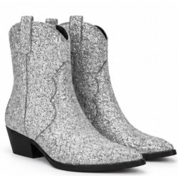 NOVA GLAM BOOTS SILVER