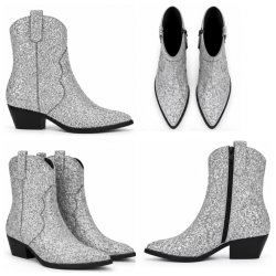 NOVA GLAM BOOTS SILVER