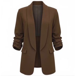 ISAKO YASMIN BLAZER DARK BROWN