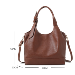 ISAKO ROMA BAG COGNAC