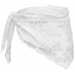 ISAKO LACE TRIANGLE WHITE