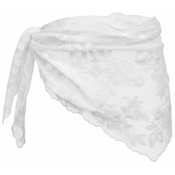 ISAKO LACE TRIANGLE WHITE