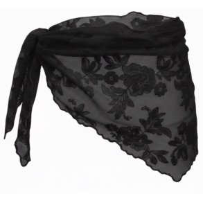 ISAKO LACE TRIANGLE BLACK