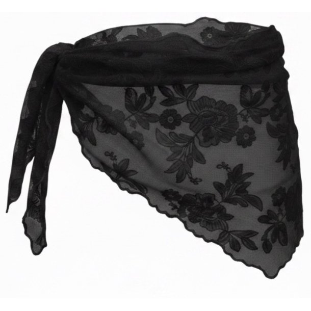 ISAKO LACE TRIANGLE BLACK