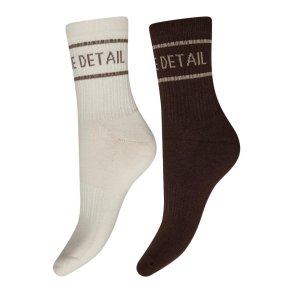 HYPE THE DETAIL SOCKS 2 PK. BEIGE/BROWN 