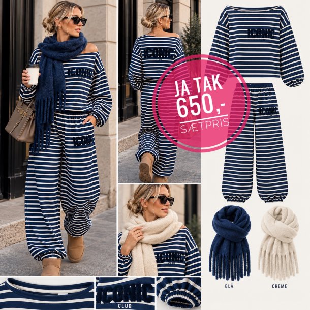 NAVY LOUNGE LUX OUTFIT
