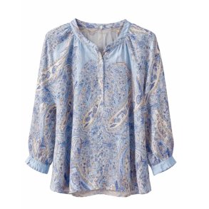 MARTA  DU CHATEAU JAYLA BLOUSE CELESTE BLUE