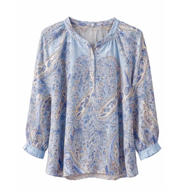 MARTA  DU CHATEAU JAYLA BLOUSE CELESTE BLUE