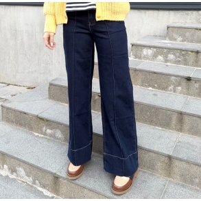 SOMMERSTEDT SILJA WIDE JEANS D.BLUE