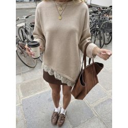 ISAKO DONNA LACE BLOUSE LIGHT CAMEL