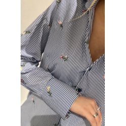 SOMMERSTEDT ROSA SHIRT NAVY