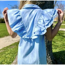 SOMMERSTEDT MALOU DRESS LIGHT BLUE 