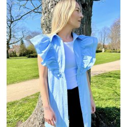 SOMMERSTEDT MALOU DRESS LIGHT BLUE 