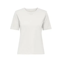 ONLY ONLHAPPY O-NECK TEE WHITE