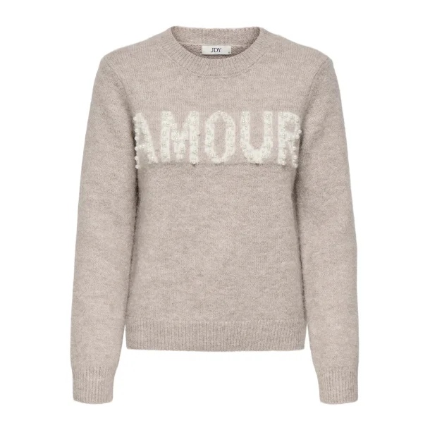 JACQUELINE de YONG JDYAMOUR PEARL PULL. SAND