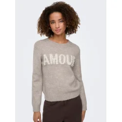 JACQUELINE de YONG JDYAMOUR PEARL PULL. SAND