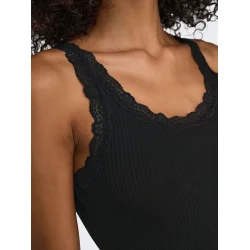 ONLY ONLSARA SHARAI LACE TOP BLACK