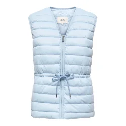 JACQUELINE de YONG JDYRENEE QUILT WAISTCOAT BLUE