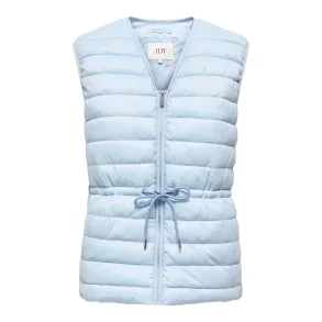 JACQUELINE de YONG JDYRENEE QUILT WAISTCOAT BLUE