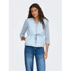 JACQUELINE de YONG JDYRENEE QUILT WAISTCOAT BLUE