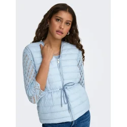 JACQUELINE de YONG JDYRENEE QUILT WAISTCOAT BLUE
