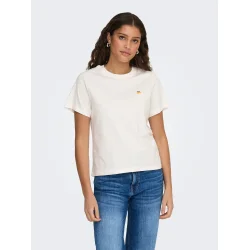 JACQUELINE de YONG JDYPISA PRINT TOP WHITE/LEMON