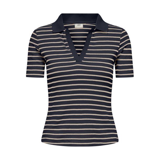 JACQUELINE de YONG JDYROMA POLO TOP NAVY