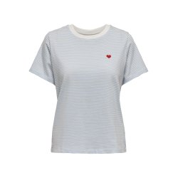 JACQUELINE de YONG JDYPISA PRINT TOP LIGHT BLUE